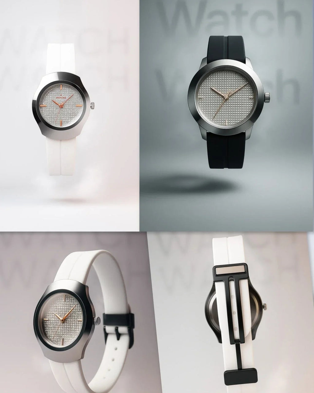 Edge Shape Unisex Watch