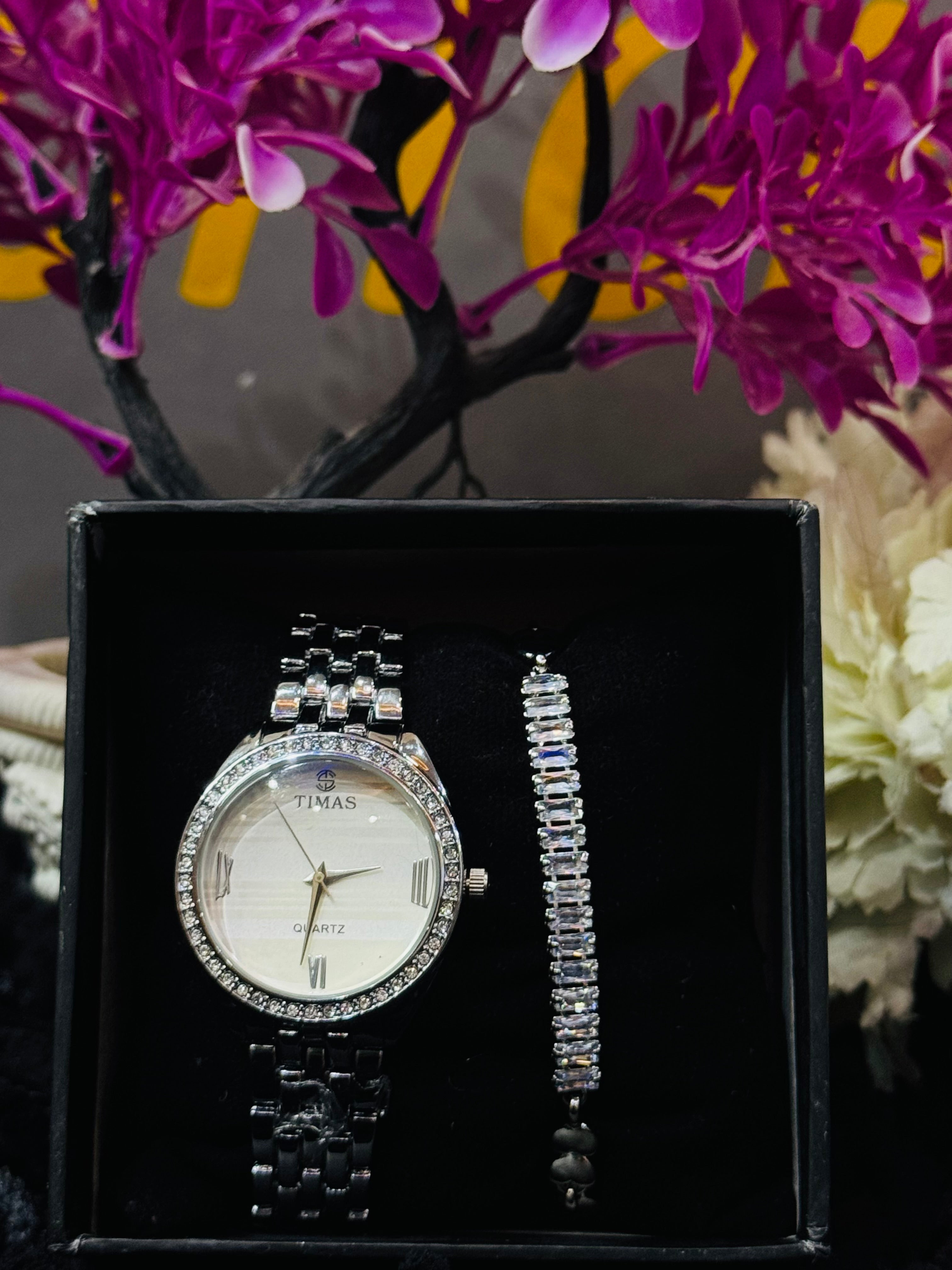 Pack Of 3 watch  Bracelet & Ring