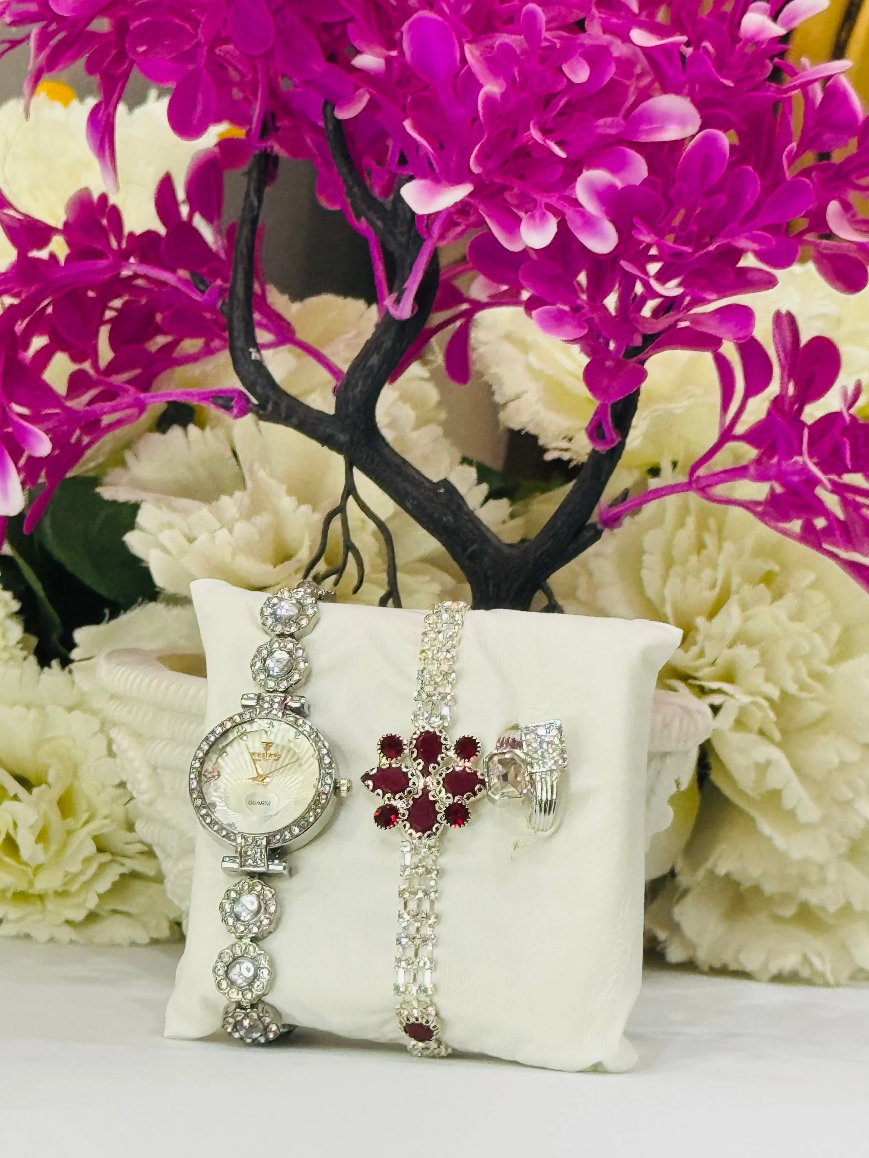 Girls Watch Bracelet & Ring