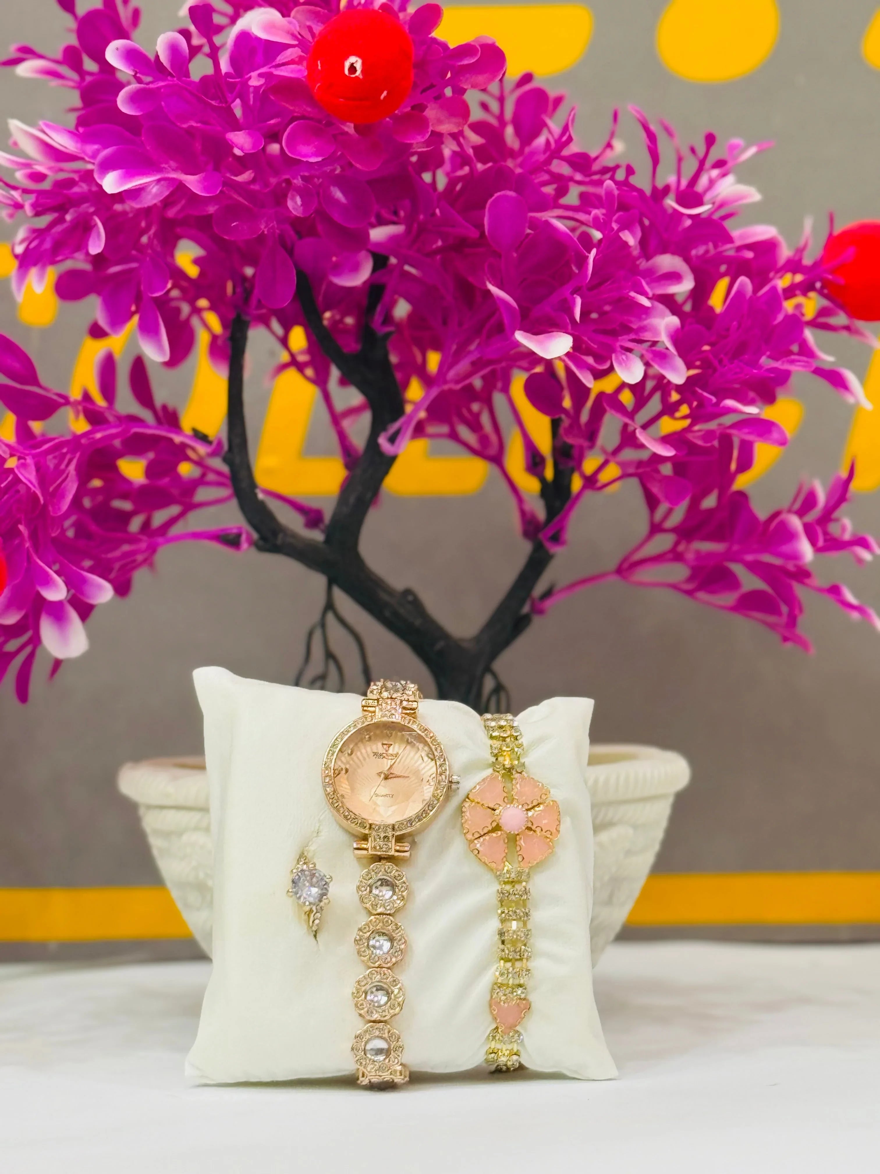 Girls Watch Bracelet & Ring