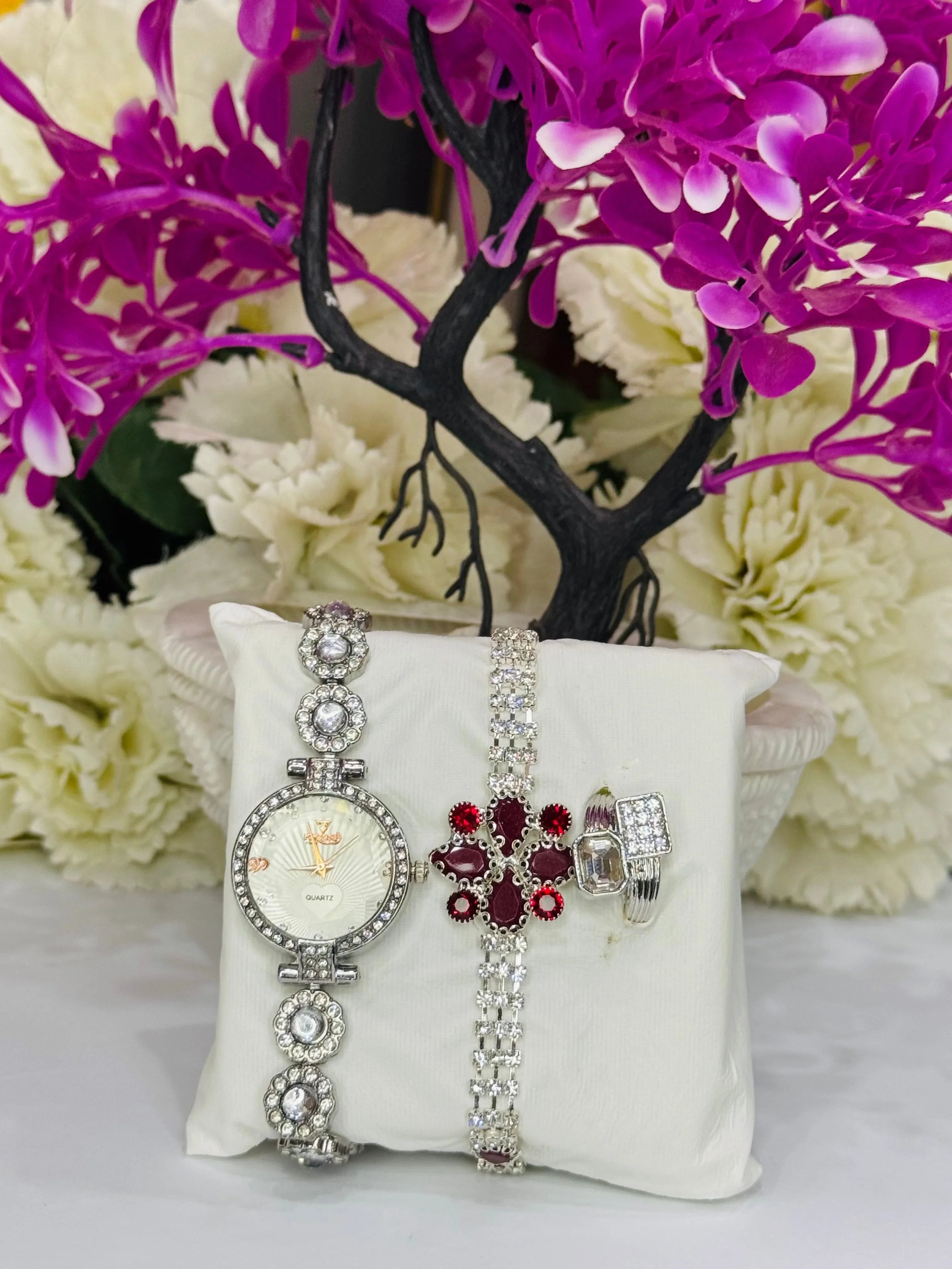 Girls Watch Bracelet & Ring