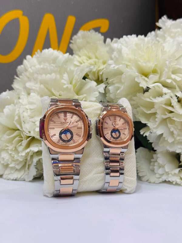 ZA COLLECTION Luxury Couple Watch Set