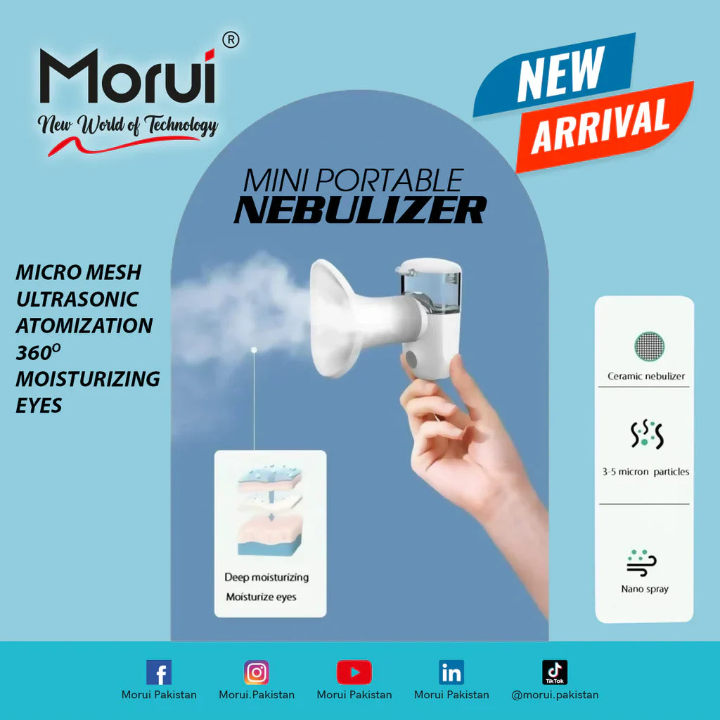 Mini Nebulizer Portable Handheld Effective Respiratory Solution For Adults & Kids Or Infants / Best Mini Nebulizer In Pakistan Sale